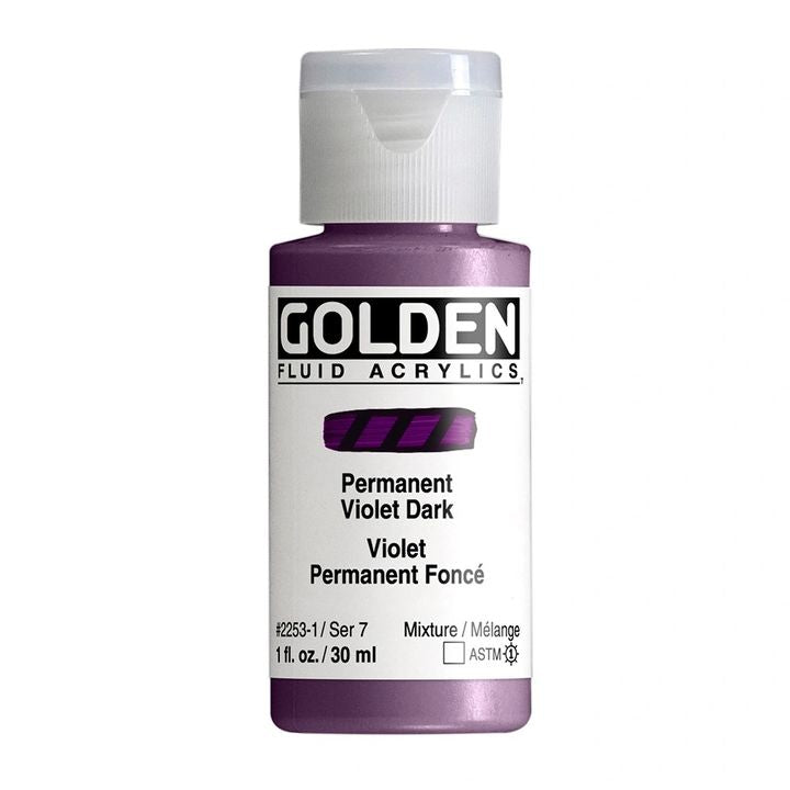 GOLDEN Fluid Acrylfarbe 30 ml | verschiedene Farben — Bild 4