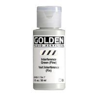 GOLDEN Fluid Interference Acrylfarbe 118 ml – 2466 Grün