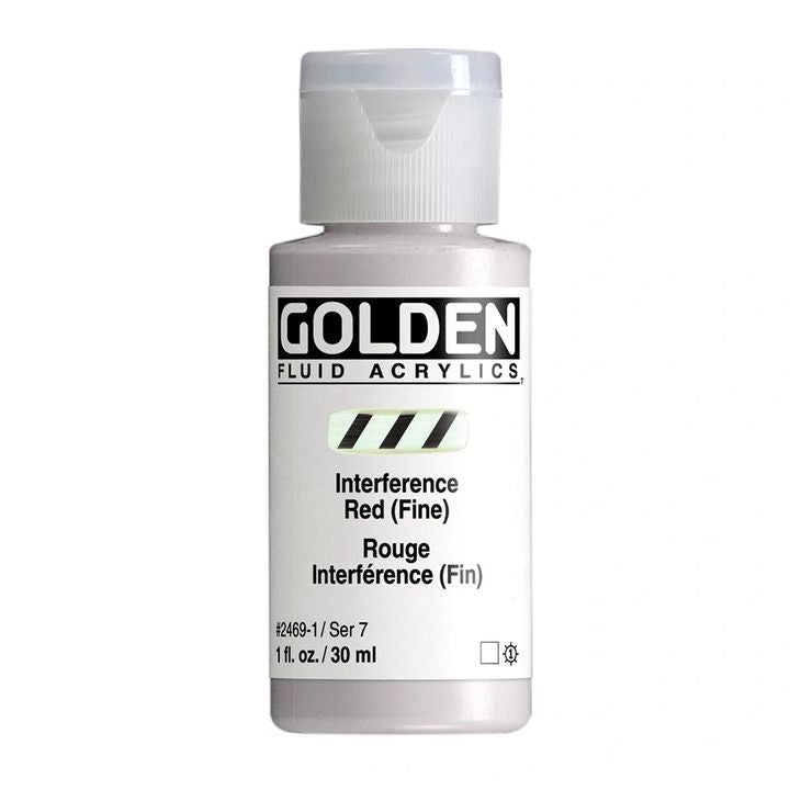 GOLDEN Fluid Interference Acrylfarbe 118 ml – 2469 rot