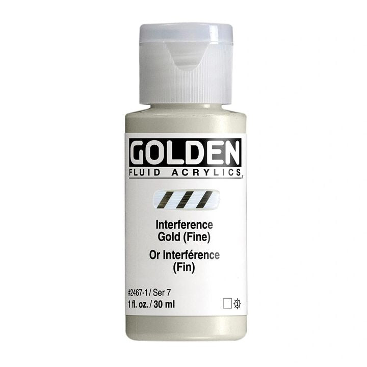 GOLDEN Fluid Interference Acrylfarbe 30 ml | verschiedene Farben — Bild 3