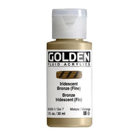 GOLDEN Fluid Iridescent Acrylfarbe 118 ml – 2450 Bronze