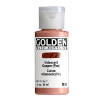 GOLDEN Fluid Iridescent Acrylfarbe 118 ml – 2451 Kupfer