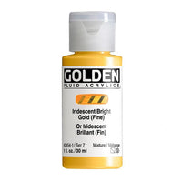 GOLDEN Fluid Iridescent Acrylfarbe 118 ml – 2454 Gold hell