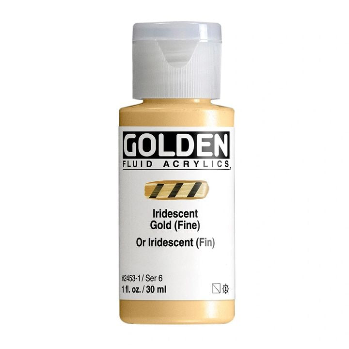 GOLDEN Fluid Iridescent Acrylfarbe 30 ml | verschiedene Farben — Bild 4