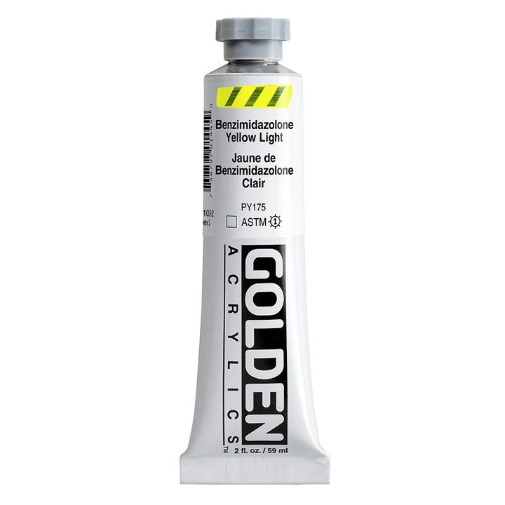 GOLDEN Heavy Body Acrylfarbe 148 ml – 1009 Benzimidazolon hellgelb