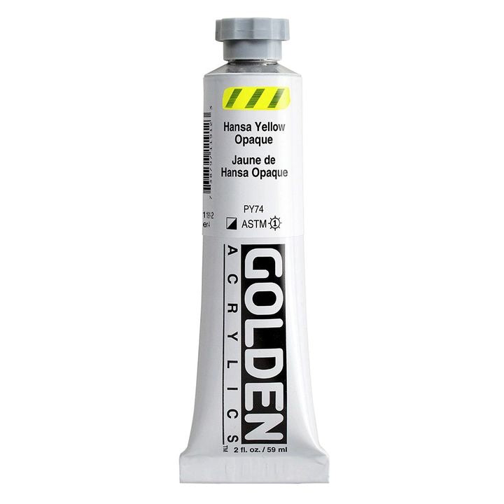 GOLDEN Heavy Body Acrylfarbe 148 ml – 1191 hansa gelb deckend
