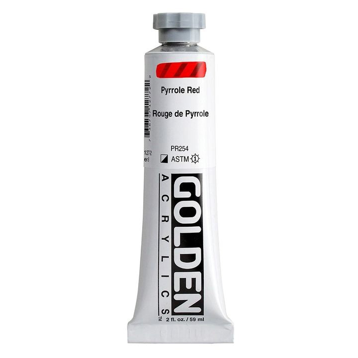 GOLDEN Heavy Body Acrylfarbe 148 ml – 1277 Pyrrolrot