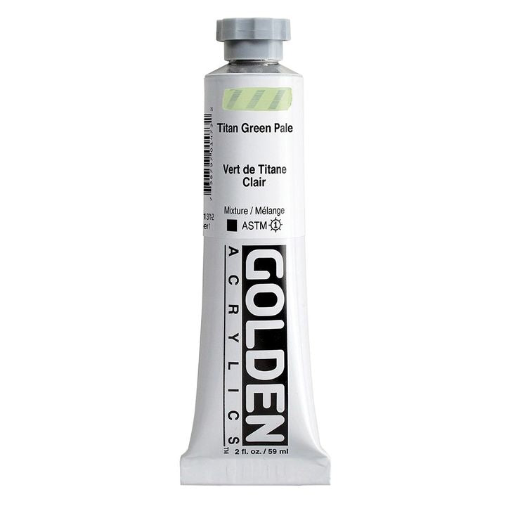 GOLDEN Heavy Body Acrylfarbe 148 ml – 1371 Titan hellgrün