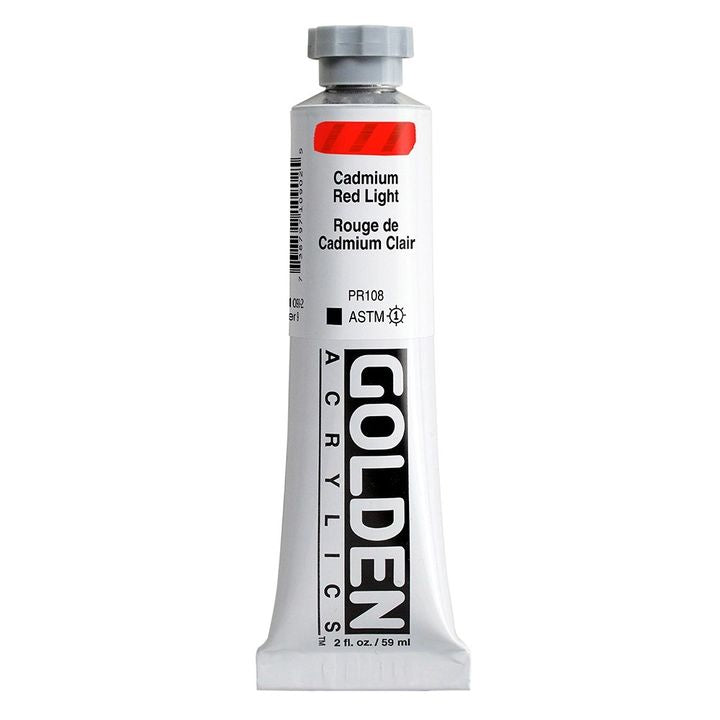 GOLDEN Heavy Body Acrylfarbe 59 ml – 1090 Kadmium hellrot