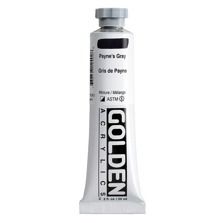 GOLDEN Heavy Body Acrylfarbe 59 ml – 1240 payne Grau