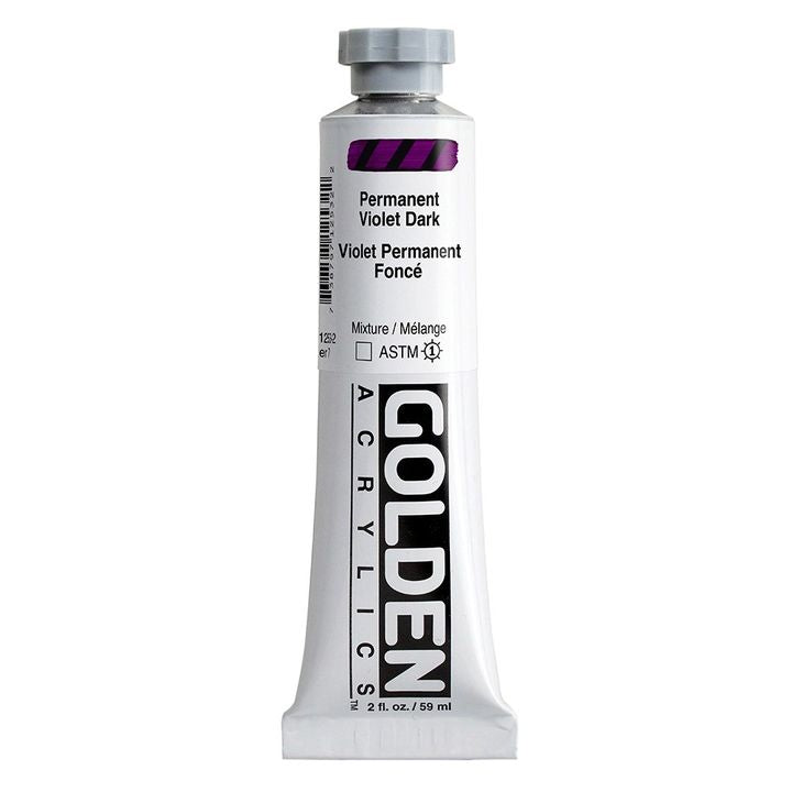 GOLDEN Heavy Body Acrylfarbe 59 ml – 1253 permanent Dunkelviolett