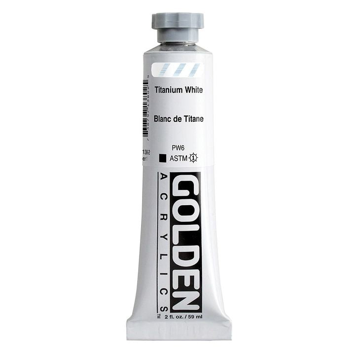 GOLDEN Heavy Body Acrylfarbe 59 ml – 1380 Titanweiß