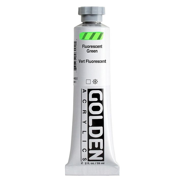 GOLDEN Heavy Body Fluorescent Acrylfarbe 59 ml – 4620 Grün