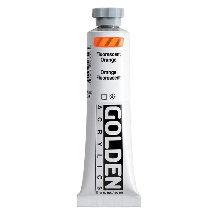 GOLDEN Heavy Body Fluorescent Acrylfarbe 59 ml – 4630 Orange