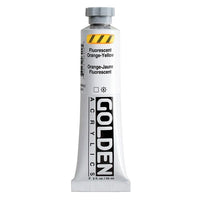 GOLDEN Heavy Body Fluorescent Acrylfarbe 59 ml – 4640 Orange-Gelb