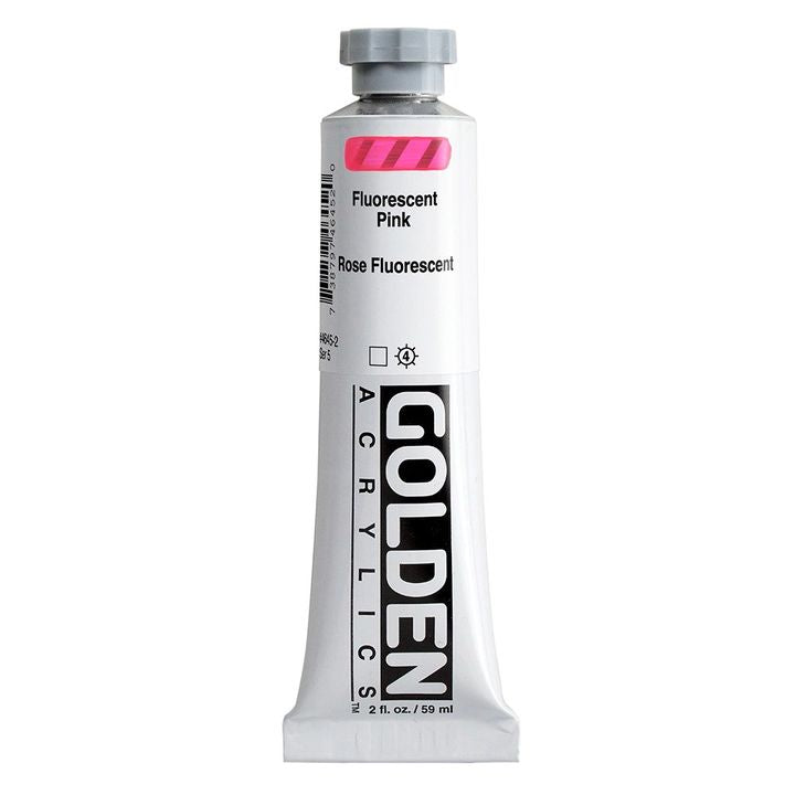 GOLDEN Heavy Body Fluorescent Acrylfarbe 59 ml – 4645 Rosa