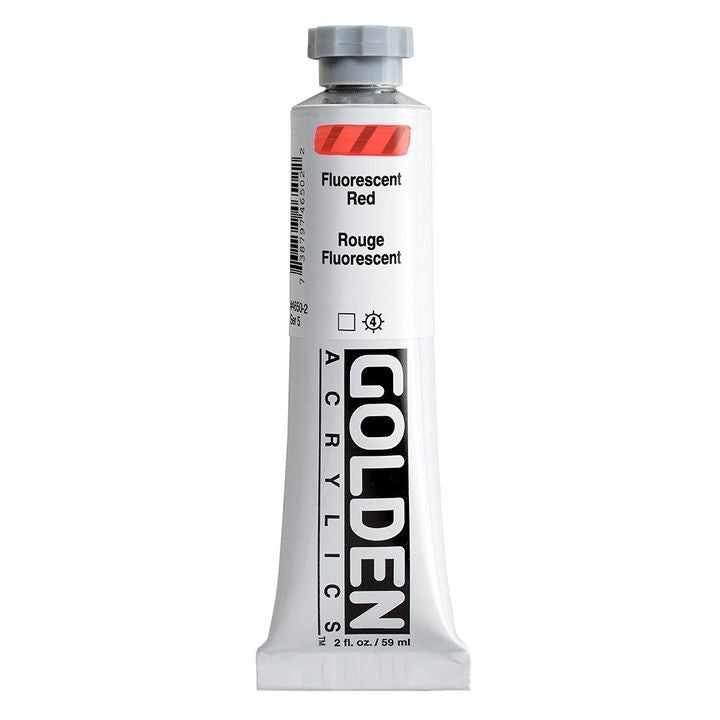 GOLDEN Heavy Body Fluorescent Acrylfarbe 59 ml – 4650 rot
