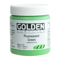 GOLDEN Heavy Body Fluoreszierende Acrylfarbe 118 ml – 4620 Grün