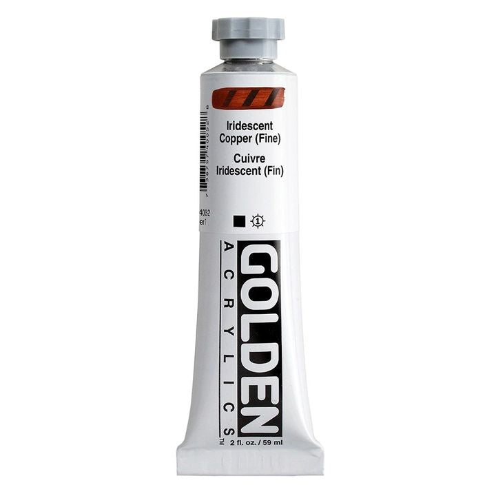 GOLDEN Heavy Body Iridescent Acrylfarbe 148 ml – 4005 Kupfer