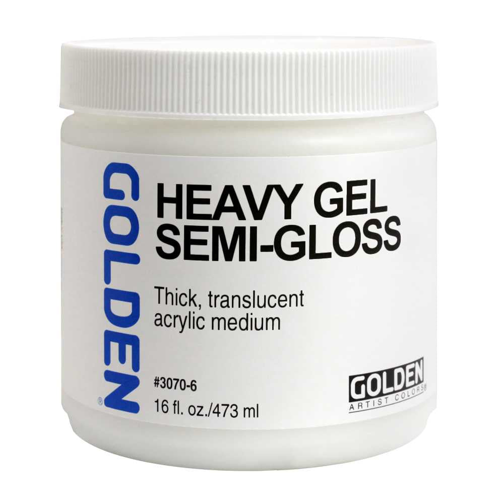 GOLDEN Heavy Gel Semi-Gloss dickflüssiges Acrylgel seidenglänzend