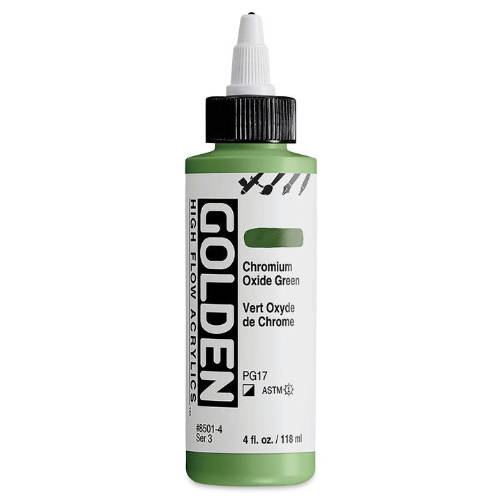 GOLDEN High Flow Acrylfarbe 118 ml – 8501 Chromoxidgrün