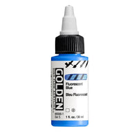GOLDEN High Flow Fluorescent Acrylfarbe 30 ml – 8566 Blau