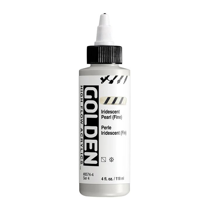 GOLDEN High Flow Iridescent Acrylfarbe 118 ml – 8574 Perl Fein