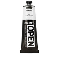 GOLDEN OPEN Slow-Drying Acrylfarbe 148 ml – 7010 Knochenschwarz
