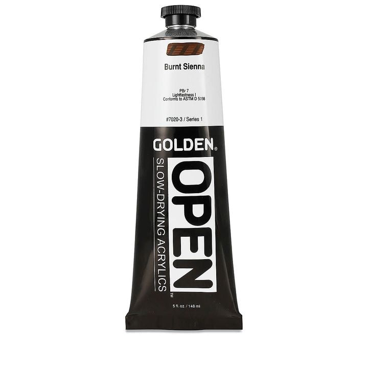 GOLDEN OPEN Slow-Drying Acrylfarbe 148 ml – 7020 Gebrannt Sienna