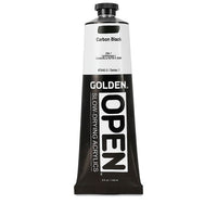GOLDEN OPEN Slow-Drying Acrylfarbe 148 ml – 7040 Carbon Schwarz