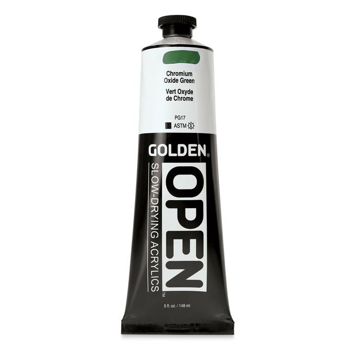 GOLDEN OPEN Slow-Drying Acrylfarbe 148 ml – 7060 Chromoxidgrün