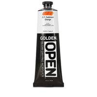 GOLDEN OPEN Slow-Drying Acrylfarbe 148 ml – 7070 Kadmium Orange