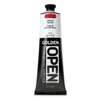 GOLDEN OPEN Slow-Drying Acrylfarbe 148 ml – 7080 Kadmiumrot Dunkel