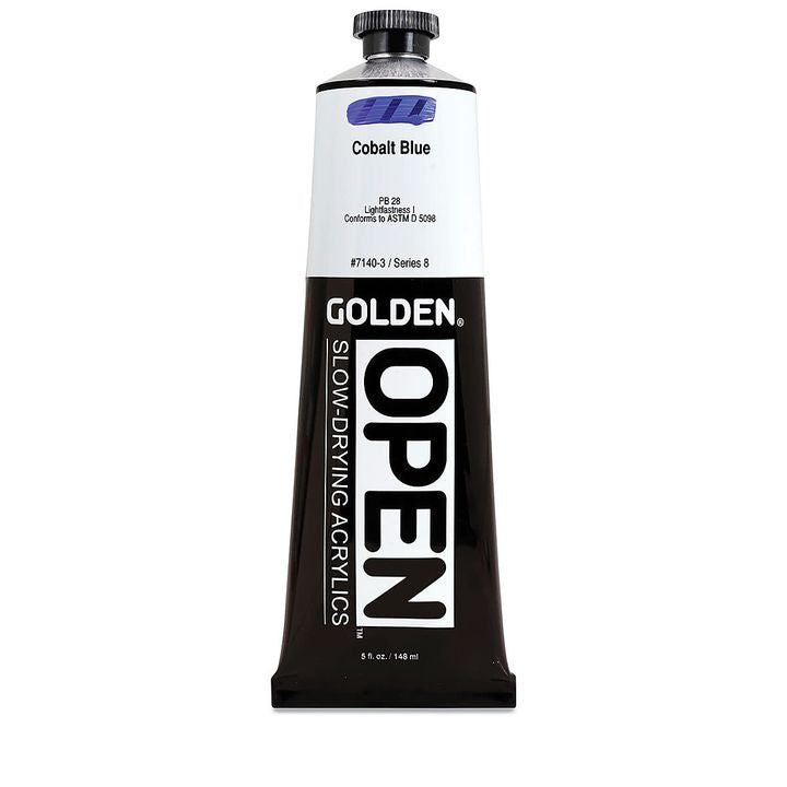 GOLDEN OPEN Slow-Drying Acrylfarbe 148 ml – 7140 Kobalt Blau