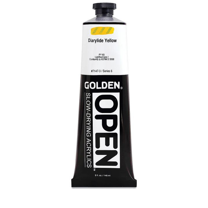 GOLDEN OPEN Slow-Drying Acrylfarbe 148 ml – 7147 Diarylidgelb