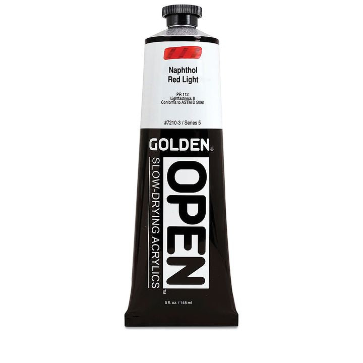 GOLDEN OPEN Slow-Drying Acrylfarbe 148 ml – 7210 Naftolrot Hell