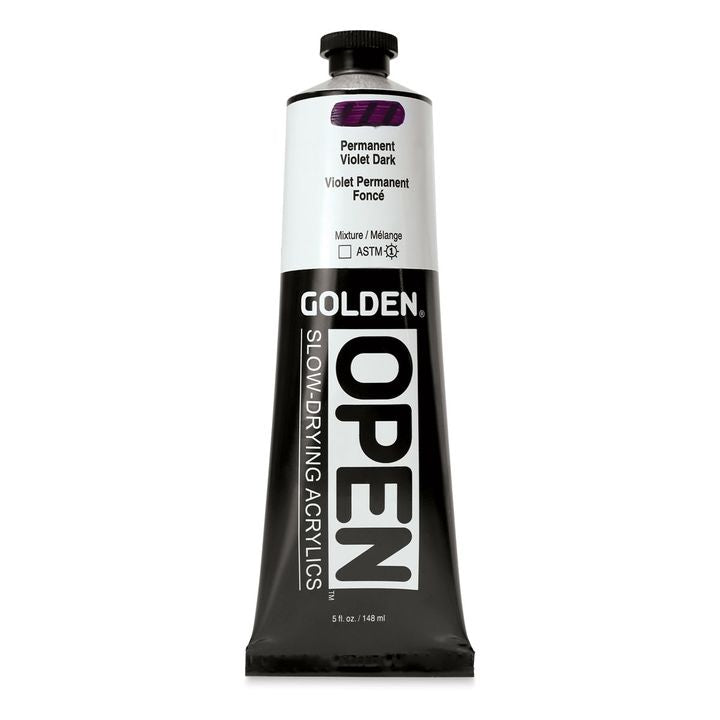 GOLDEN OPEN Slow-Drying Acrylfarbe 148 ml – 7253 Permanent Violett Dunkel
