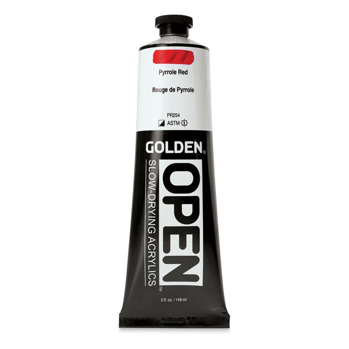 GOLDEN OPEN Slow-Drying Acrylfarbe 148 ml – 7277 Pyrrolrot