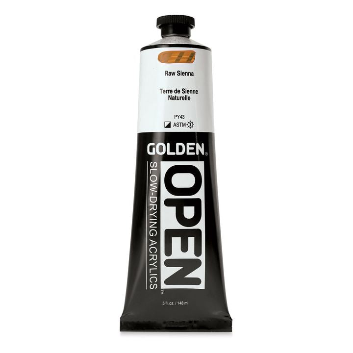 GOLDEN OPEN Slow-Drying Acrylfarbe 148 ml – 7340 Rohsienna