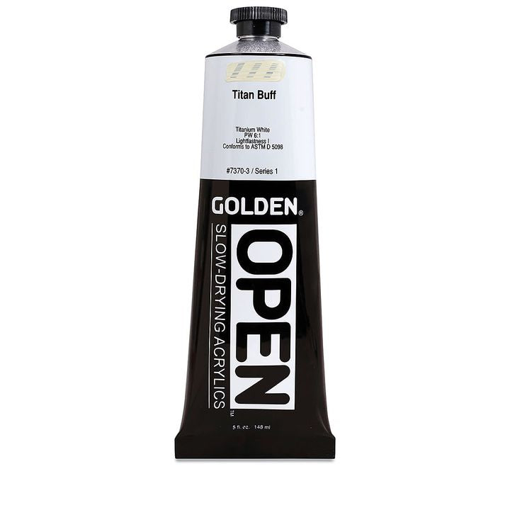 GOLDEN OPEN Slow-Drying Acrylfarbe 148 ml – 7370 Titan Creme