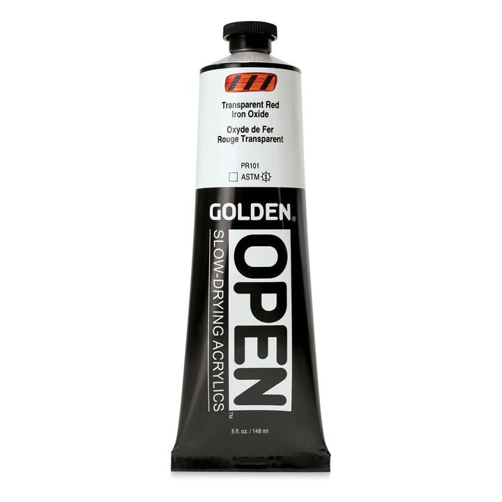 GOLDEN OPEN Slow-Drying Acrylfarbe 148 ml – 7385 Transparentes Eisenoxidrot