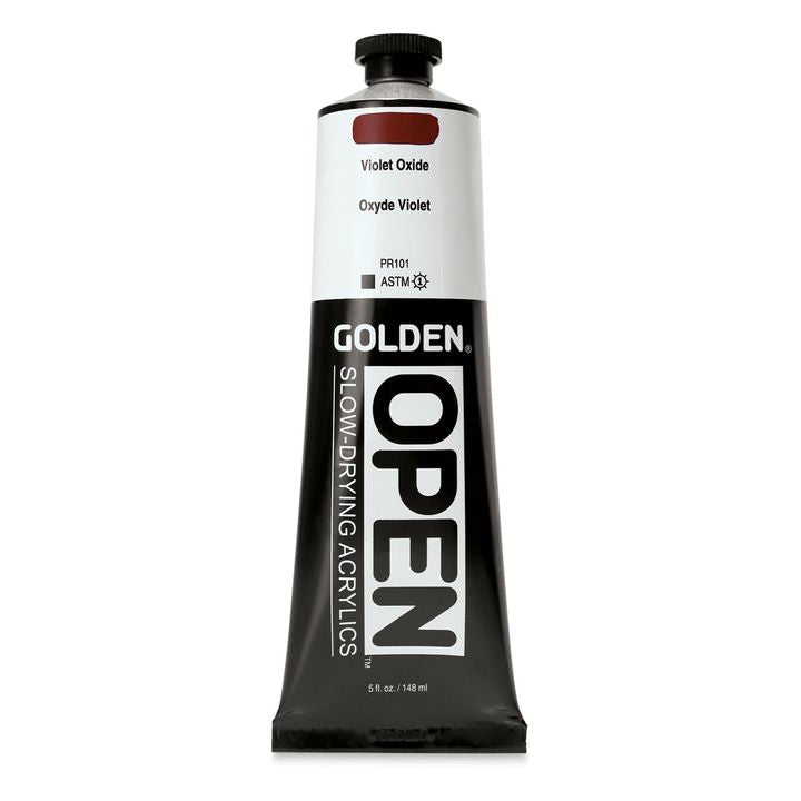 GOLDEN OPEN Slow-Drying Acrylfarbe 148 ml – 7405 Violett Oxid