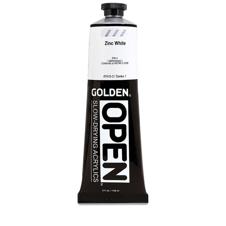 GOLDEN OPEN Slow-Drying Acrylfarbe 148 ml – 7415 Zinkweiß