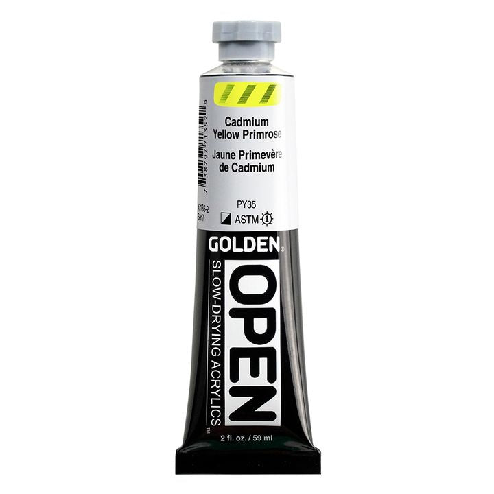 GOLDEN OPEN Slow-Drying Acrylfarbe 59 ml – 7135 Kadmiumgelb Primrose