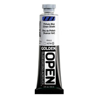 GOLDEN OPEN Slow-Drying Acrylfarbe 59 ml – 7255 Phthalocyaninblau (Grünstichig)