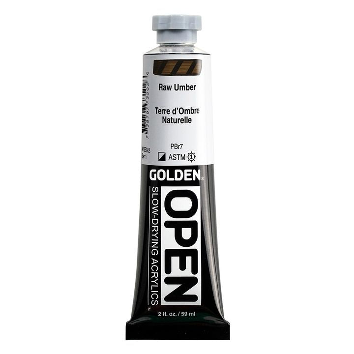 GOLDEN OPEN Slow-Drying Acrylfarbe 59 ml – 7350 Rohumbra