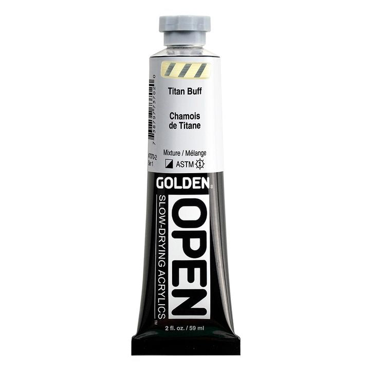 GOLDEN OPEN Slow-Drying Acrylfarbe 59 ml – 7370 Titan Creme