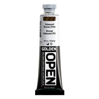 GOLDEN OPEN Slow-Drying Iridescent Acrylfarbe 59 ml – 7481 Bronze Fein