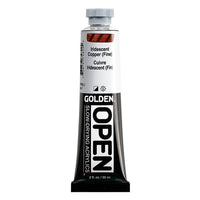 GOLDEN OPEN Slow-Drying Iridescent Acrylfarbe 59 ml – 7482 Kupfer Fein