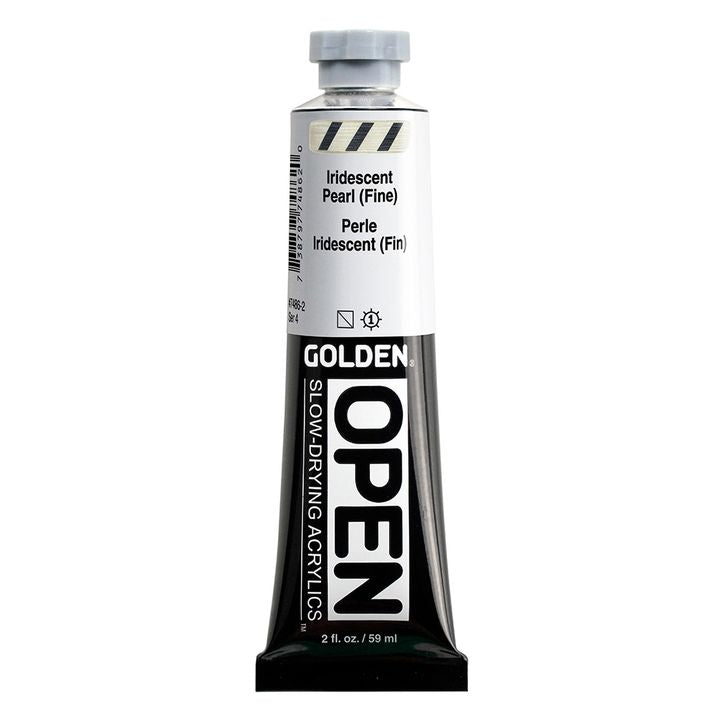 GOLDEN OPEN Slow-Drying Iridescent Acrylfarbe 59 ml – 7486 Perl Fein